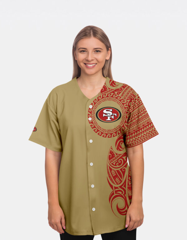 San Francisco 49ers NFL Jersey – Polynesian Gold