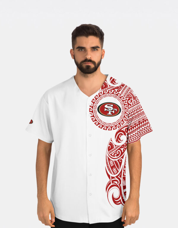 San Francisco 49ers NFL Jersey – Polynesian White