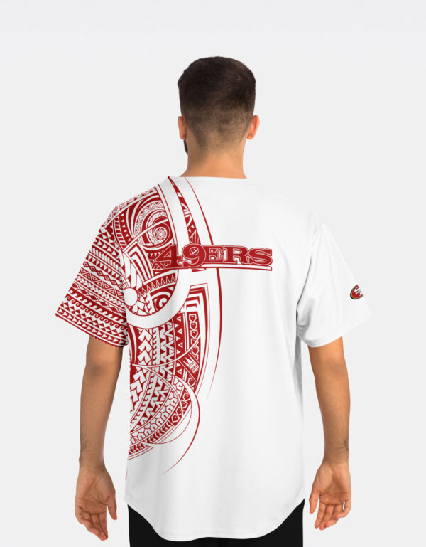 San Francisco 49ers NFL Jersey – Polynesian White