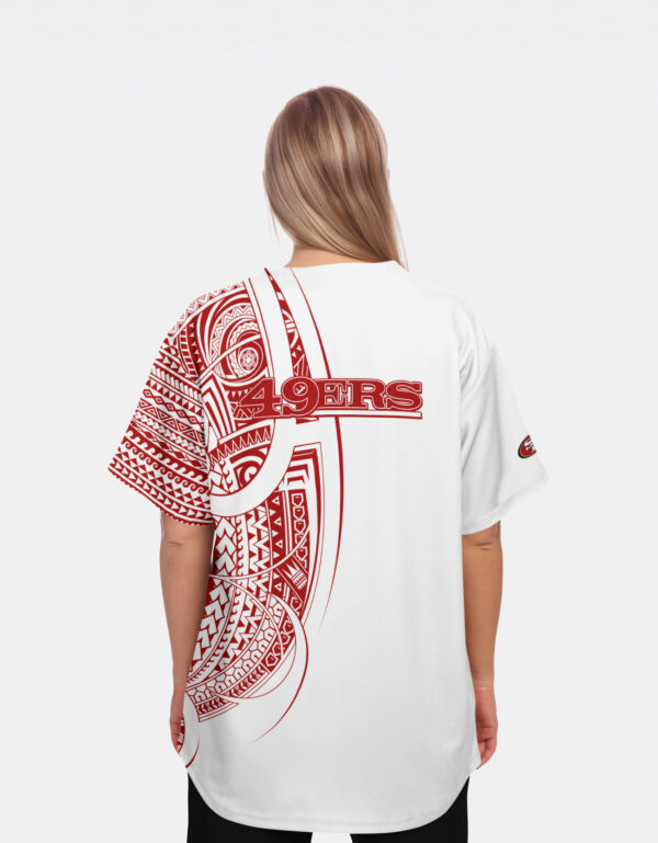 San Francisco 49ers NFL Jersey – Polynesian White