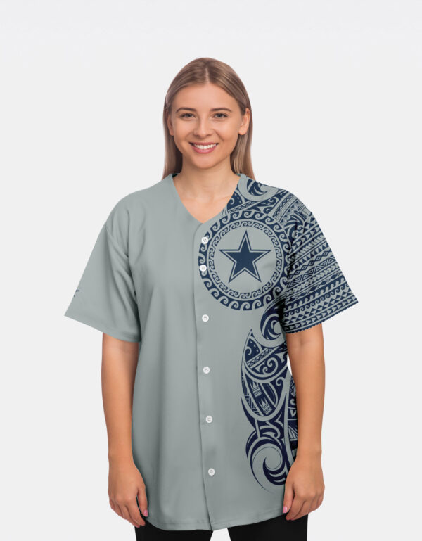 Dallas Cowboys NFL Jersey – Polynesian Silver