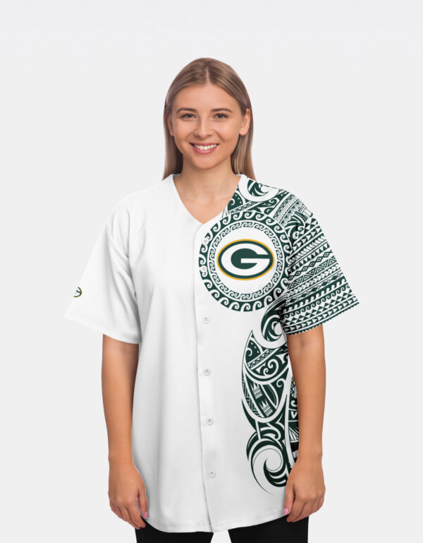 Green Bay Packers NFL Jersey – Polynesian White