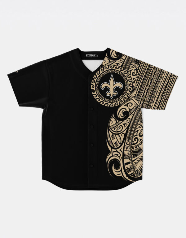 New Orleans Saints NFL Jersey - Polynesian Black