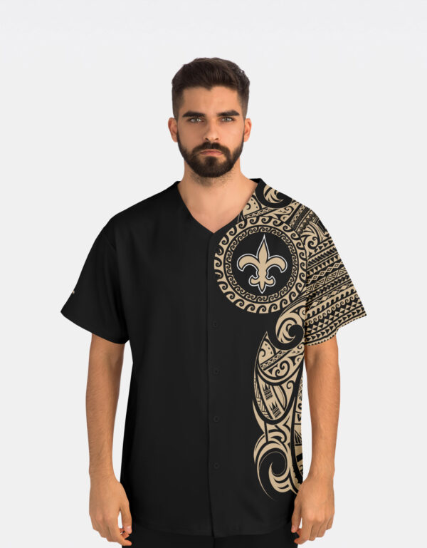 New Orleans Saints NFL Jersey - Polynesian Black