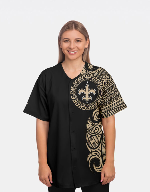 New Orleans Saints NFL Jersey - Polynesian Black