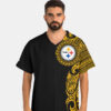 Pittsburgh Steelers NFL Jersey - Polynesian Black