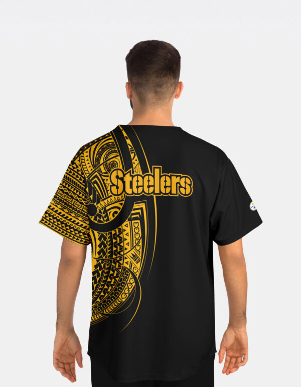 Pittsburgh Steelers NFL Jersey - Polynesian Black