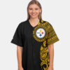 Pittsburgh Steelers NFL Jersey - Polynesian Black