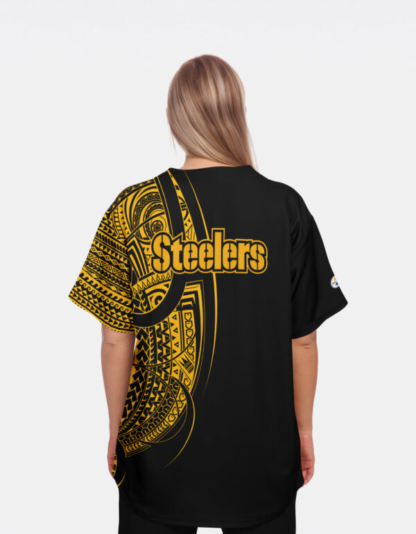 Pittsburgh Steelers NFL Jersey - Polynesian Black