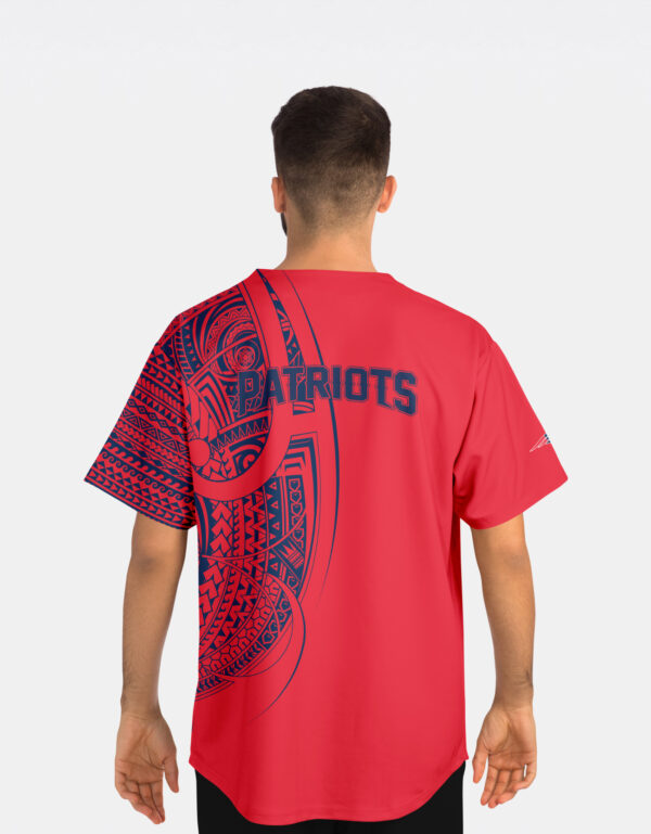 New England Patriots NFL Jersey – Polynesian Red