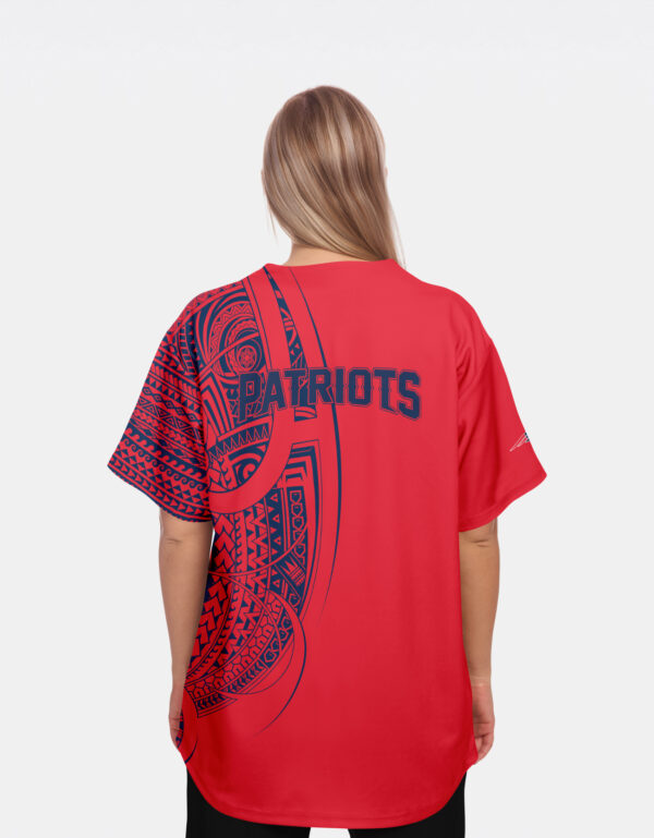 New England Patriots NFL Jersey – Polynesian Red