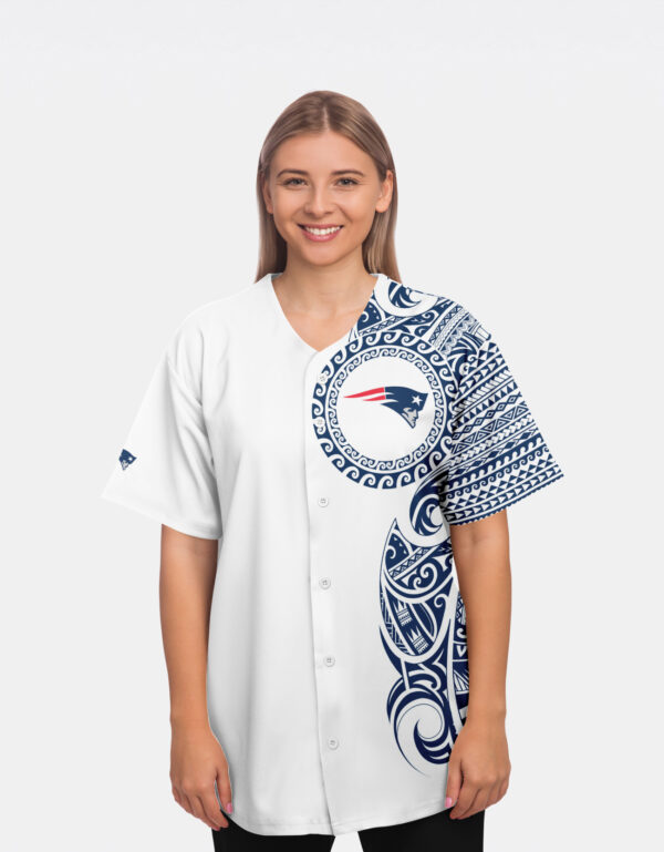 New England Patriots NFL Jersey – Polynesian White