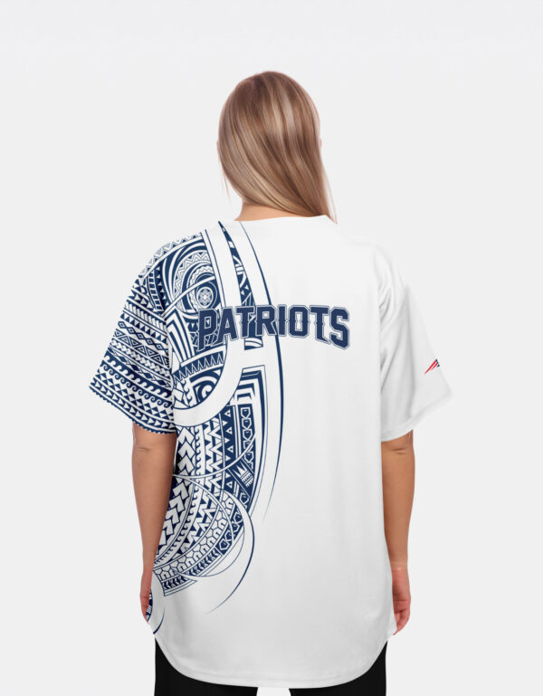 New England Patriots NFL Jersey – Polynesian White