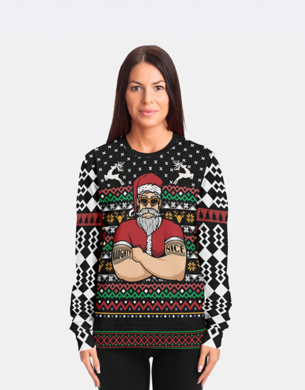 Santa Bouncer Ugly Christmas Sweatshirt