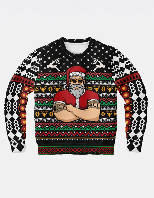 Santa Bouncer Ugly Christmas Sweatshirt