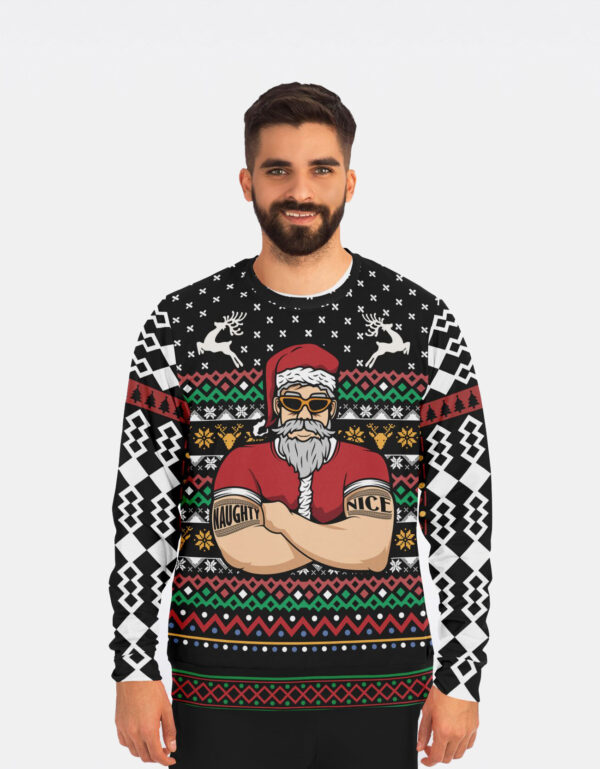 Santa Bouncer Ugly Christmas Sweatshirt