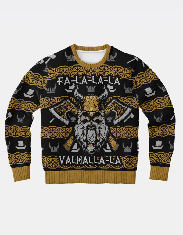 Valhalla Ugly Christmas Sweatshirt