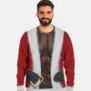 Fit Santa African American Ugly Christmas Sweatshirt