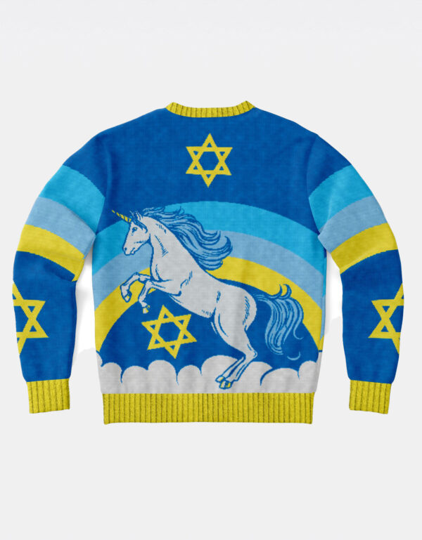 Jewnicorn Ugly Christmas Sweatshirt