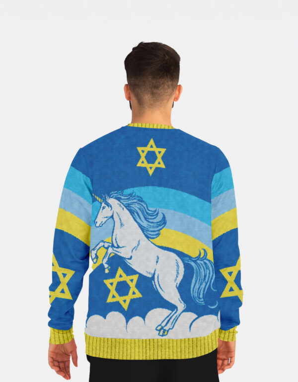 Jewnicorn Ugly Christmas Sweatshirt