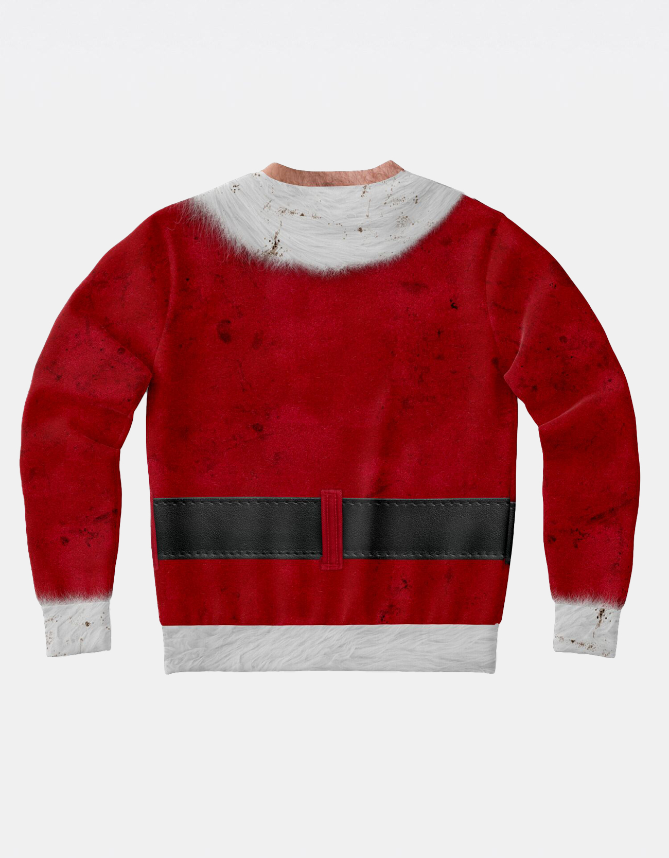 Bad Santa Caucasian Ugly Christmas Sweatshirt