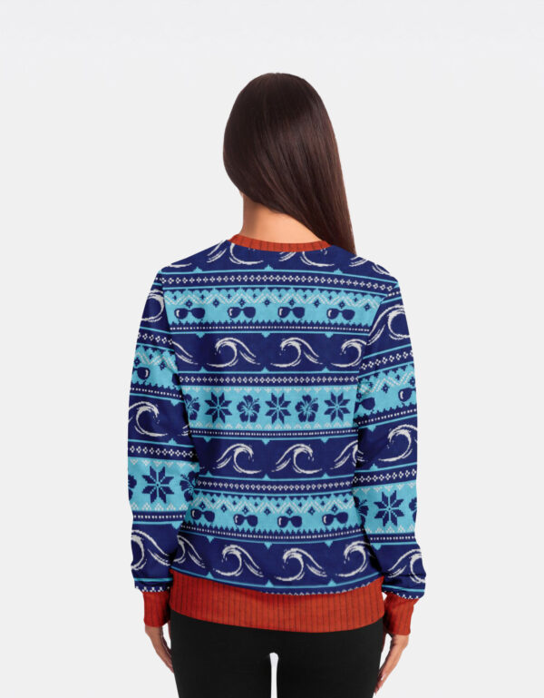 Surfing Swells Ugly Christmas Sweatshirt