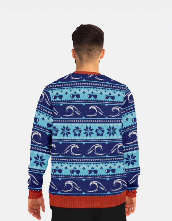 Surfing Swells Ugly Christmas Sweatshirt