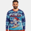 Surfing Swells Ugly Christmas Sweatshirt